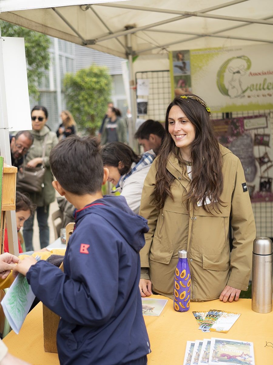 Faustine Genestier, stagiaire éducatrice à l’environnement